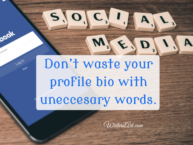 What to avoid when creating your author social media profile