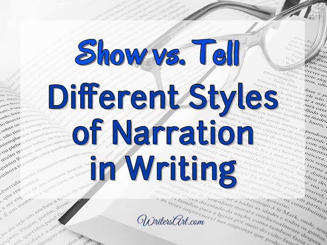 Different styles of narration used in writing.
