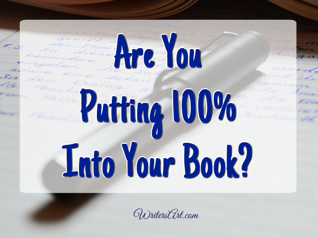 Are you putting 100% into your work? Are you expecting your editor to fix more than their job in your book?