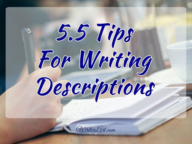 Five and a half tips for writing descriptions for your books